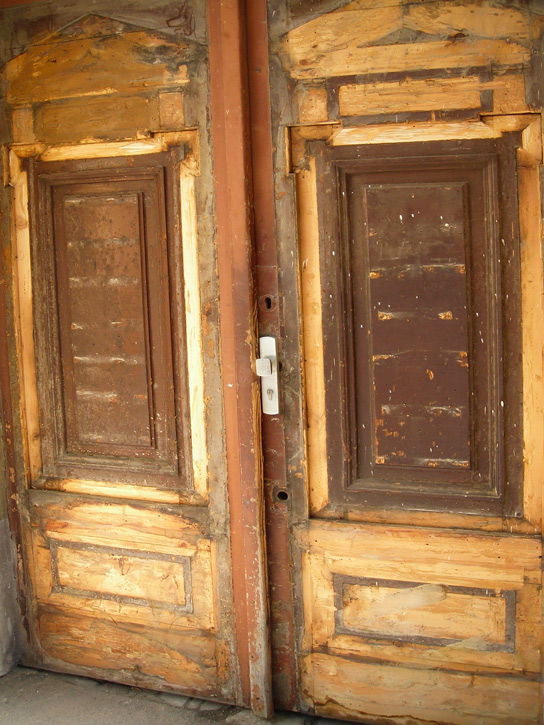 Restaurierung Eingangstür