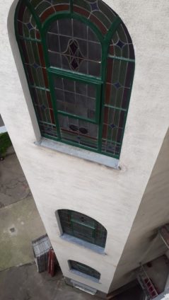 Denkmalgeschützte Fenster nach Sanierung